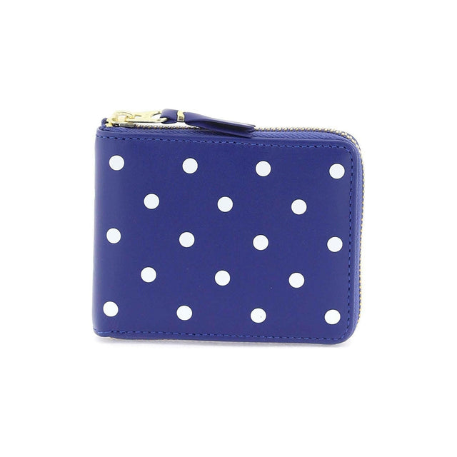 Polka Dot Zip Around Wallet COMME DES GARCONS WALLET JOHN JULIA.