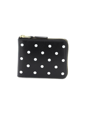 Polka Dot Zip Around Wallet COMME DES GARCONS WALLET JOHN JULIA.