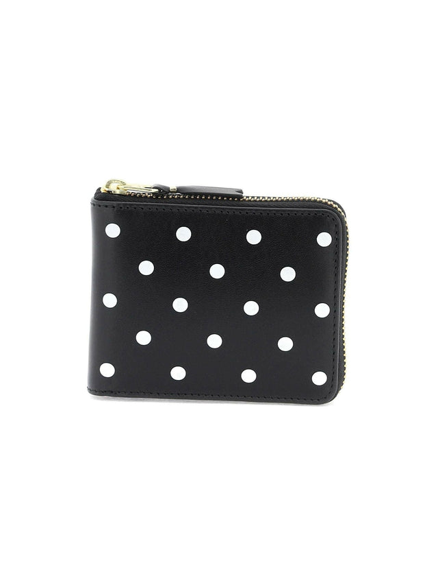 Polka Dot Zip Around Wallet COMME DES GARCONS WALLET JOHN JULIA.