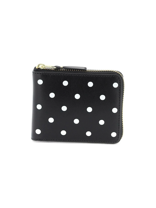 Polka Dot Zip Around Wallet COMME DES GARCONS WALLET JOHN JULIA.