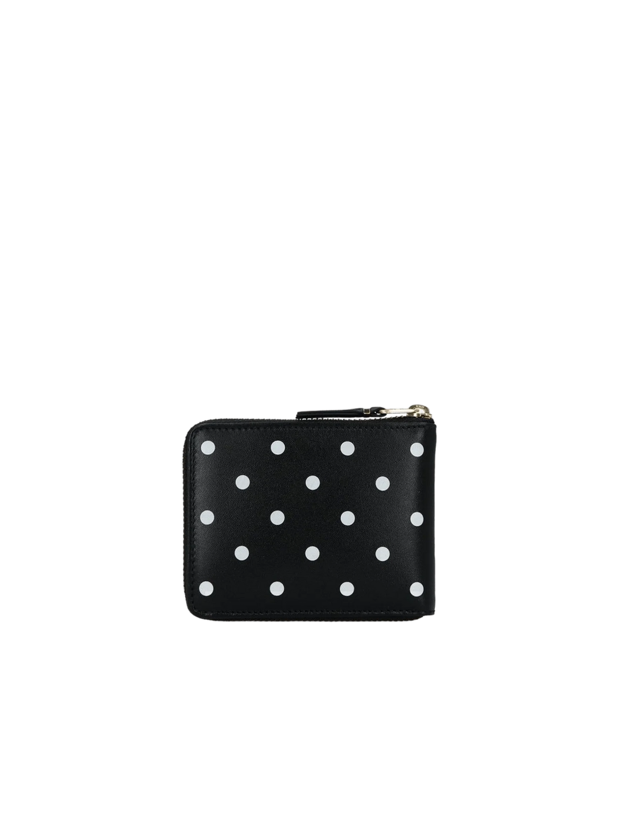 Polka Dots Leather Zip-Around Wallet-Comme des Garçons Wallet-JOHN JULIA