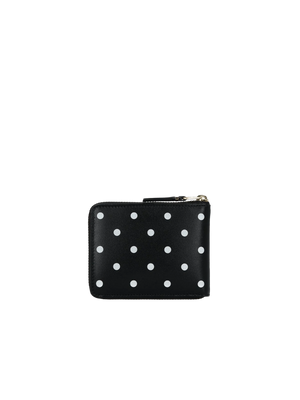 Polka Dots Leather Zip-Around Wallet-Comme des Garçons Wallet-JOHN JULIA