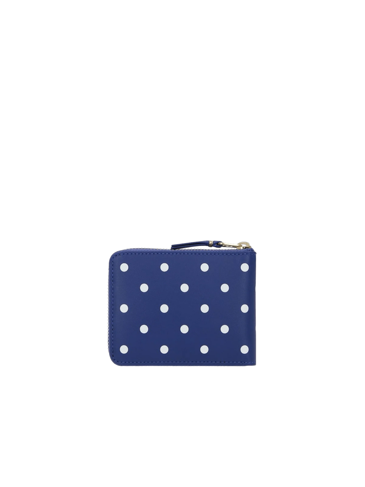 Polka Dots Leather Zip-Around Wallet-COMME DES GARÇONS WALLET-JOHN JULIA