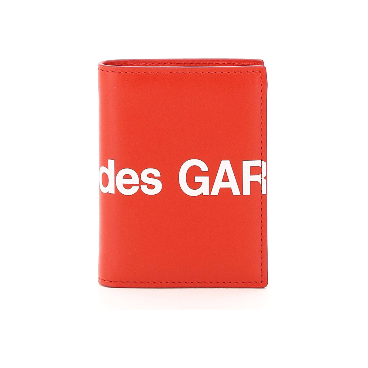 COMME DES GARCONS WALLET-Small Bifold Wallet With Huge Logo -JOHN JULIA.