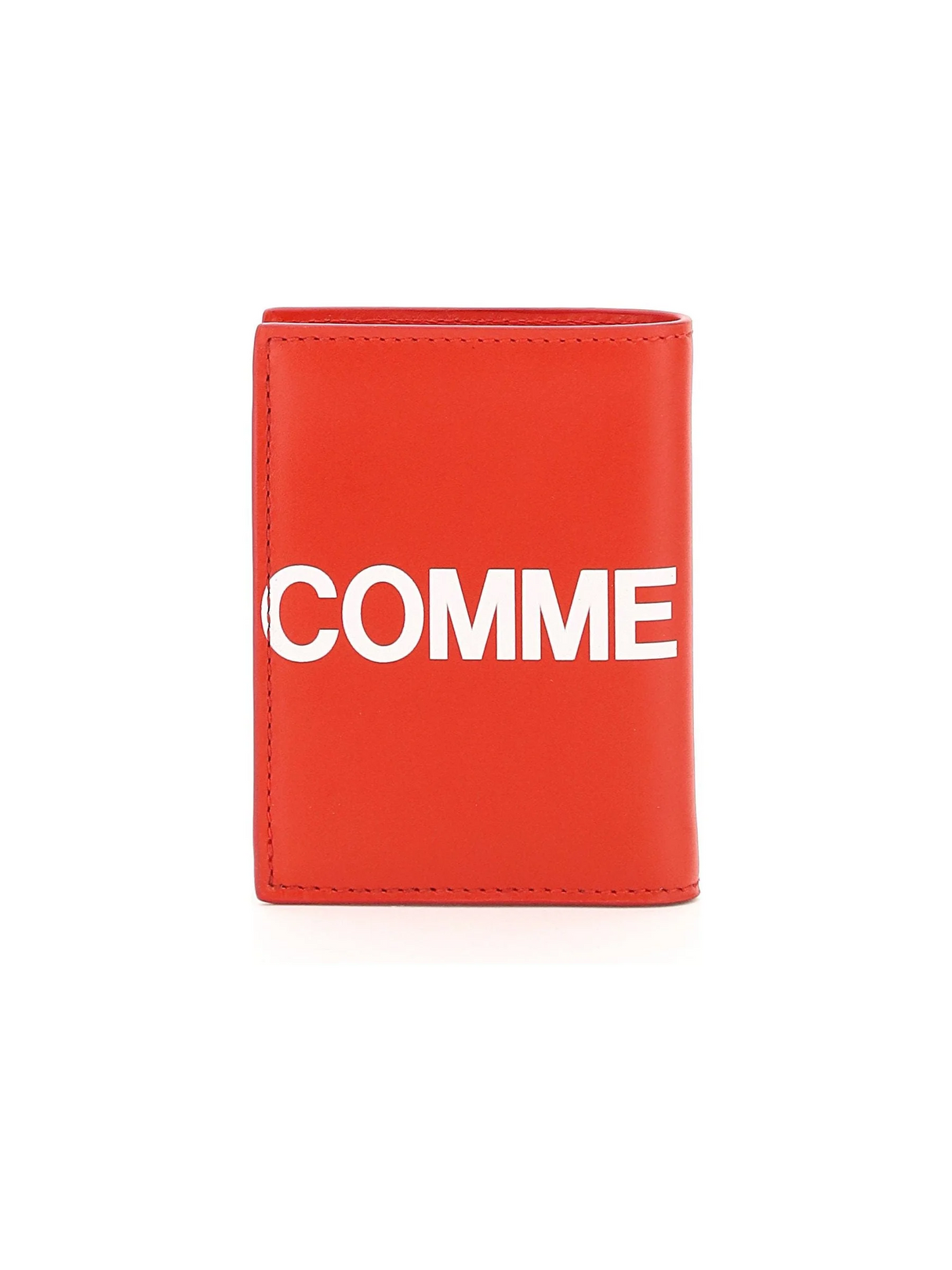 COMME DES GARCONS WALLET-Small Bifold Wallet With Huge Logo -JOHN JULIA.