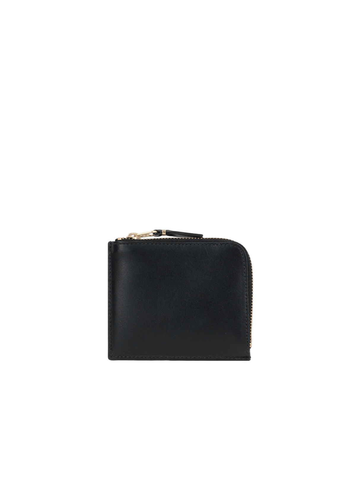 COMME DES GARÇONS WALLET-Smooth Leather Half-Zip Wallet-JOHN JULIA