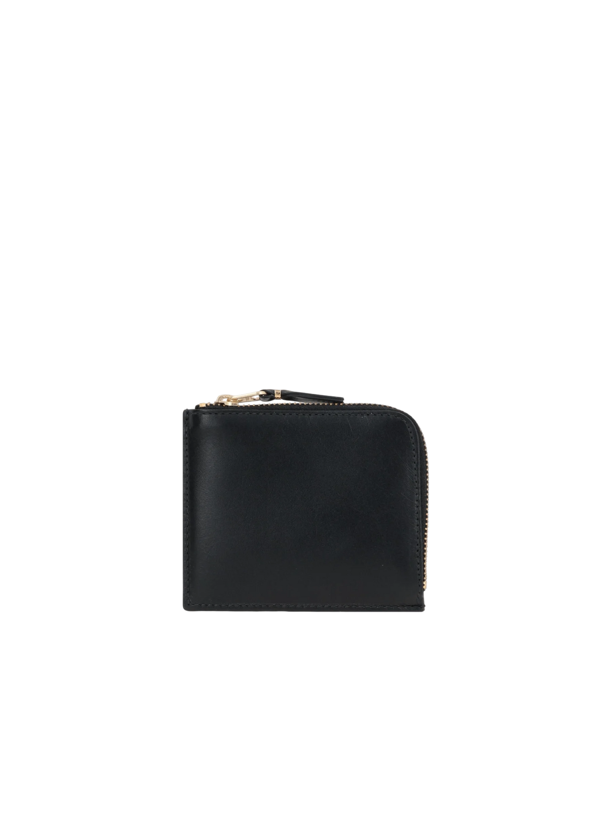 COMME DES GARÇONS WALLET-Smooth Leather Half-Zip Wallet-JOHN JULIA