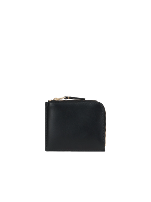 COMME DES GARÇONS WALLET-Smooth Leather Half-Zip Wallet-JOHN JULIA