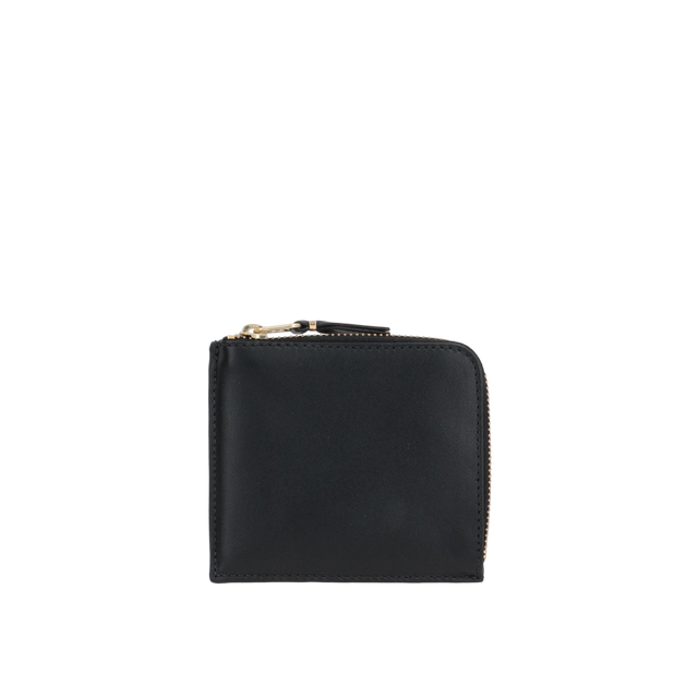 Smooth Leather Half-Zip Wallet-COMME DES GARÇONS WALLET-JOHN JULIA