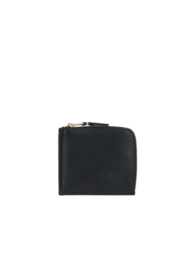 Smooth Leather Half-Zip Wallet-COMME DES GARÇONS WALLET-JOHN JULIA