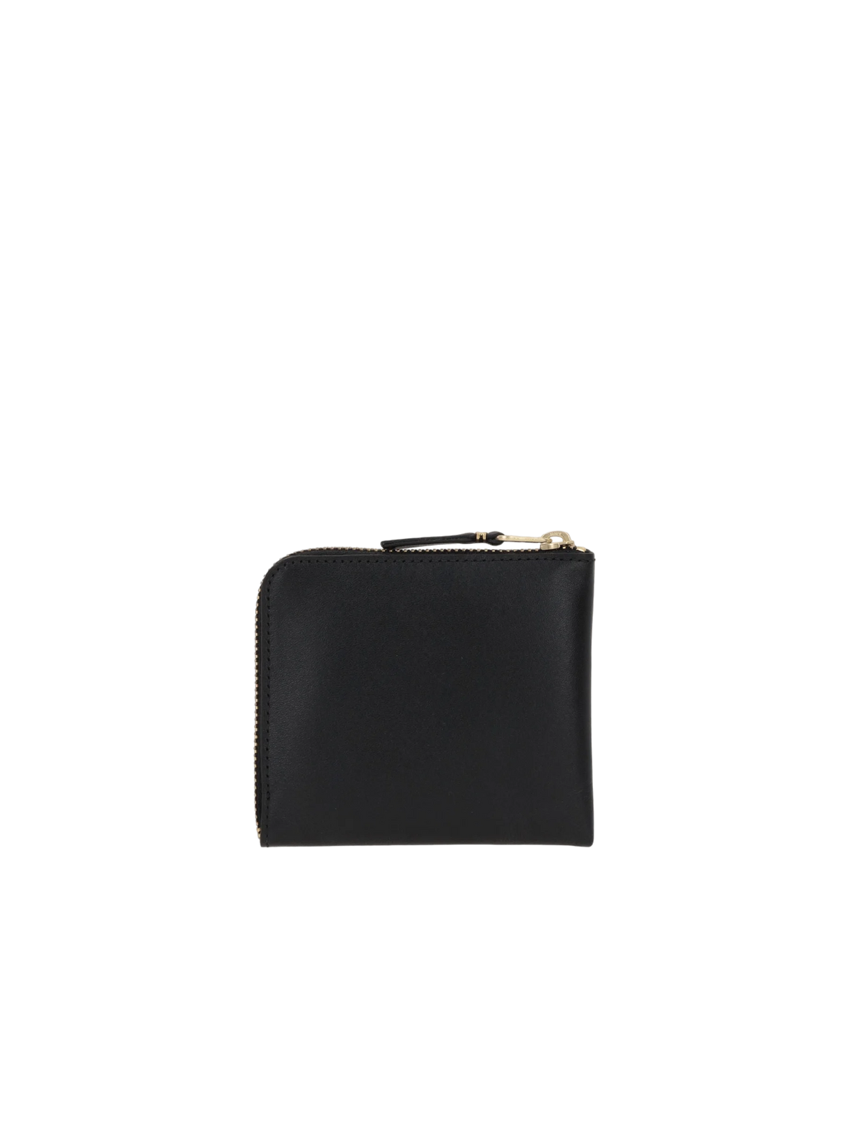 Half-Zip Smooth Leather Wallet-COMME DES GARÇONS WALLET-JOHN JULIA