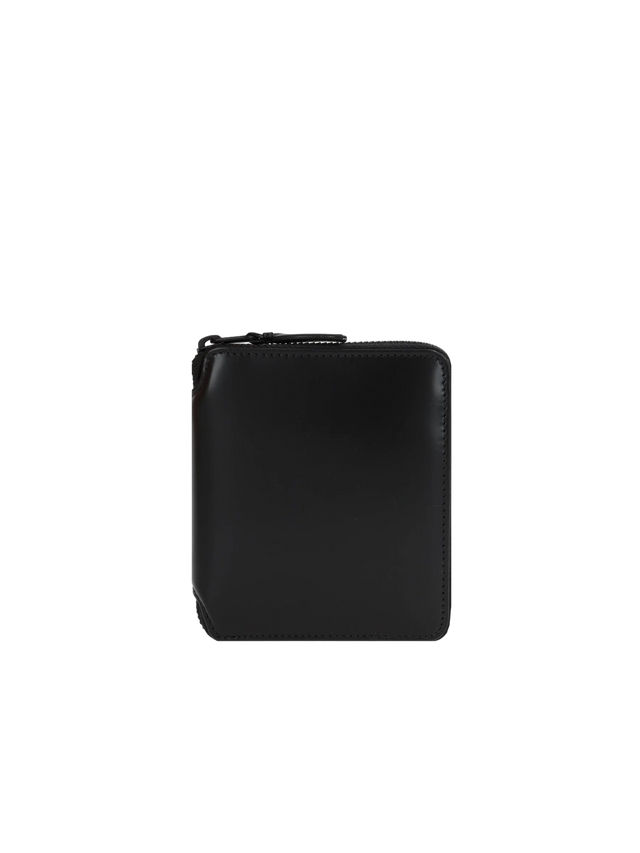 COMME DES GARÇONS WALLET-Smooth Leather Small Zip-Around Wallet-JOHN JULIA