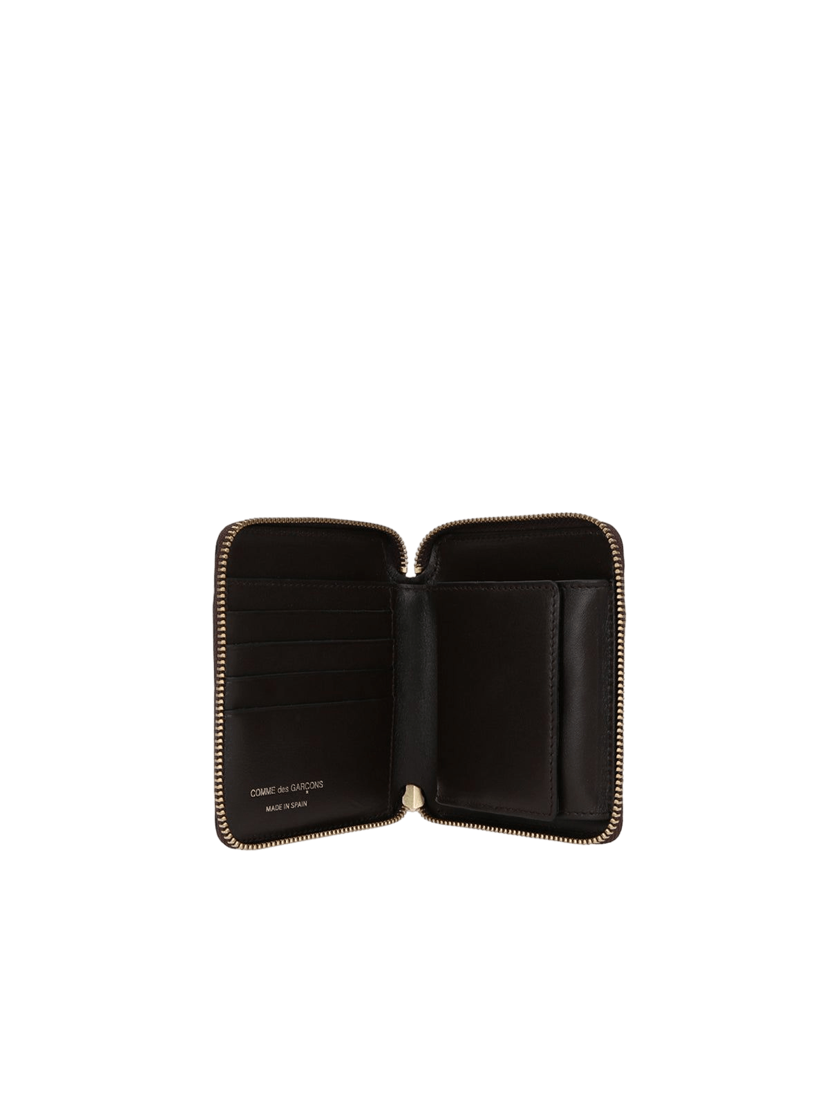 Smooth Leather Small Zip-Around Wallet-COMME DES GARÇONS WALLET-JOHN JULIA