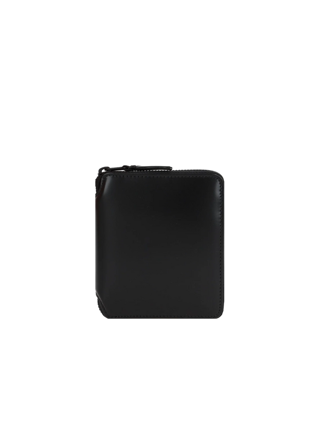 Smooth Leather Small Zip-Around Wallet-COMME DES GARÇONS WALLET-JOHN JULIA