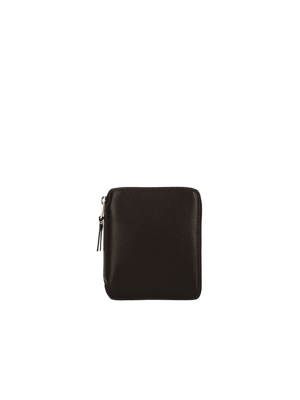 Smooth Leather Small Zip-Around Wallet-COMME DES GARÇONS WALLET-JOHN JULIA