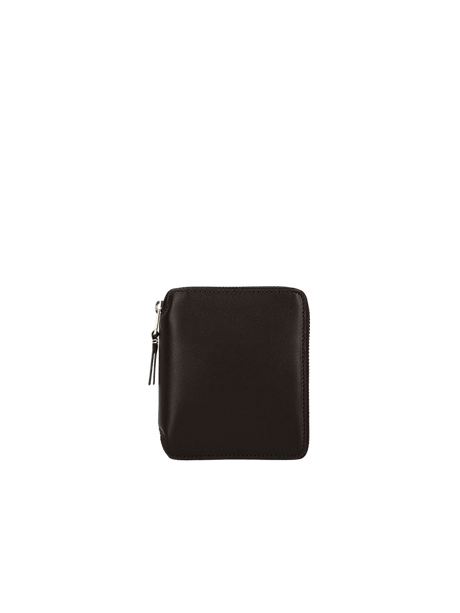 Smooth Leather Small Zip-Around Wallet-COMME DES GARÇONS WALLET-JOHN JULIA