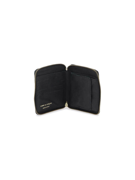 COMME DES GARÇONS WALLET-Washed Leather Zip Around Wallet-JOHN JULIA