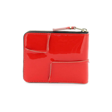 Zip Around Patent Leather Wallet With Zipper COMME DES GARCONS WALLET JOHN JULIA.