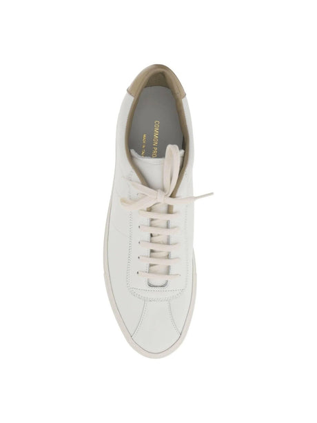 White 70's Tennis Smooth Leather Sneakers COMMON PROJECTS JOHN JULIA.