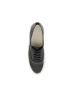 Black Hammered Leather Sneakers COMMON PROJECTS JOHN JULIA.