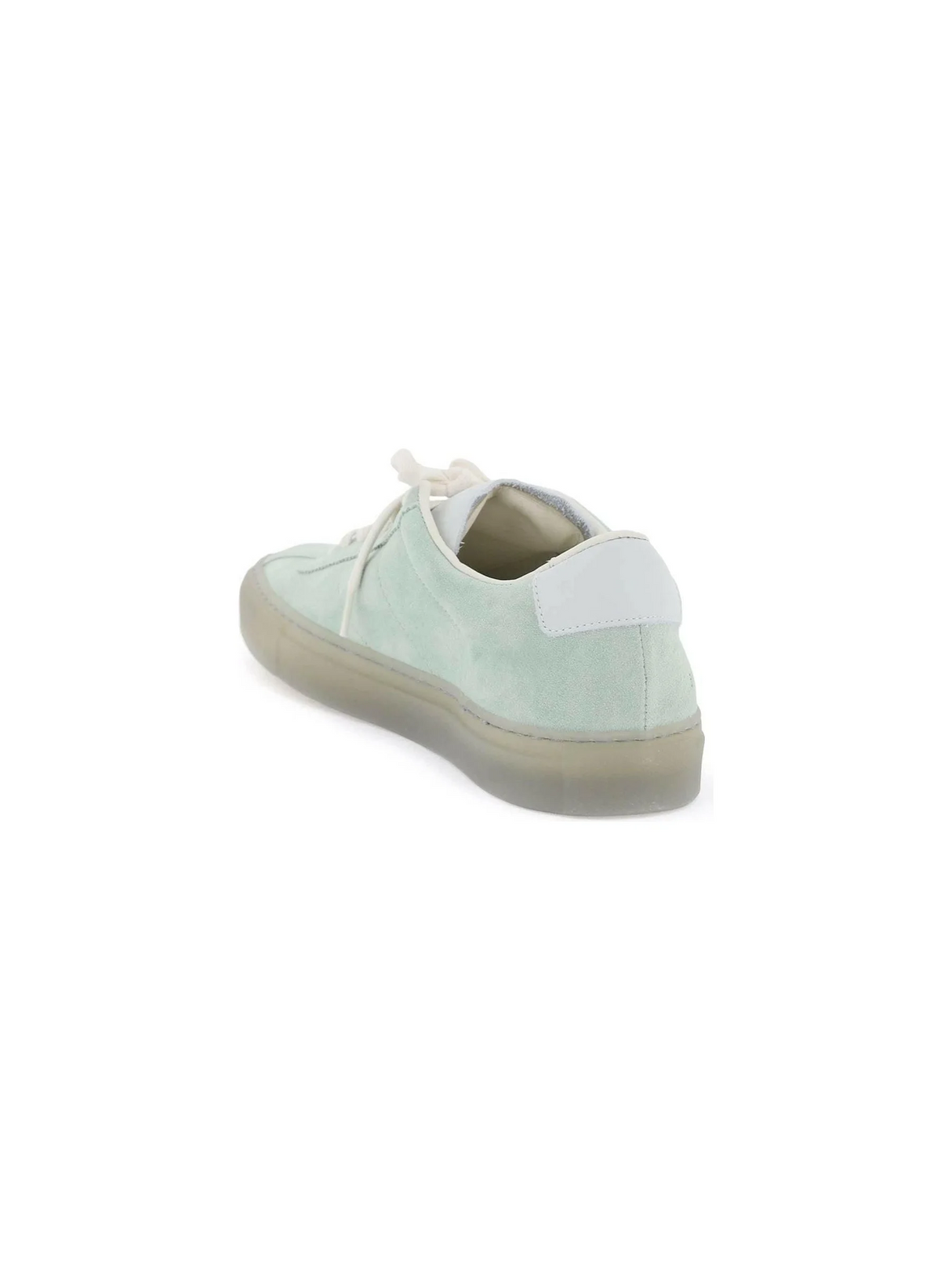 Mint Green Suede Leather Sneakers COMMON PROJECTS JOHN JULIA.