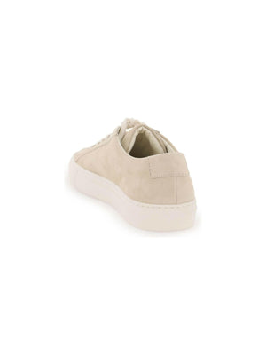 Tan Original Achilles Low-Top Suede Sneakers COMMON PROJECTS JOHN JULIA.