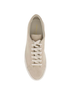 Tan Original Achilles Low-Top Suede Sneakers COMMON PROJECTS JOHN JULIA.