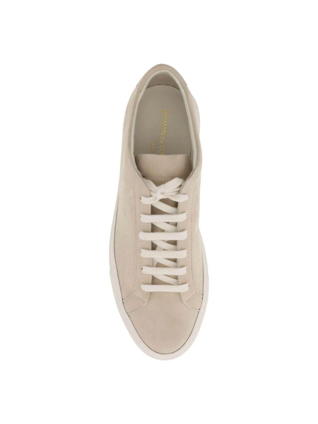 Tan Original Achilles Low-Top Suede Sneakers COMMON PROJECTS JOHN JULIA.