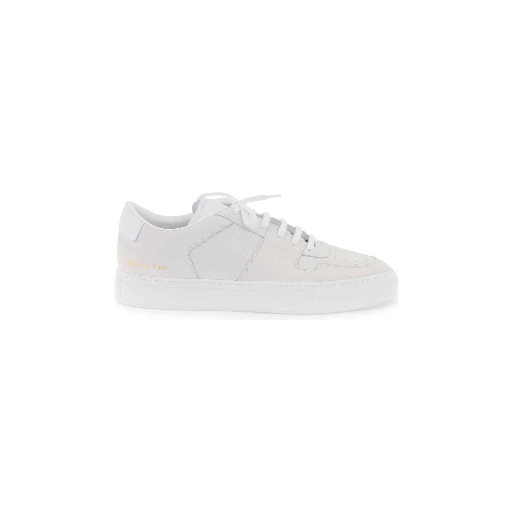 White Decades Low Leather Sneakers COMMON PROJECTS JOHN JULIA.
