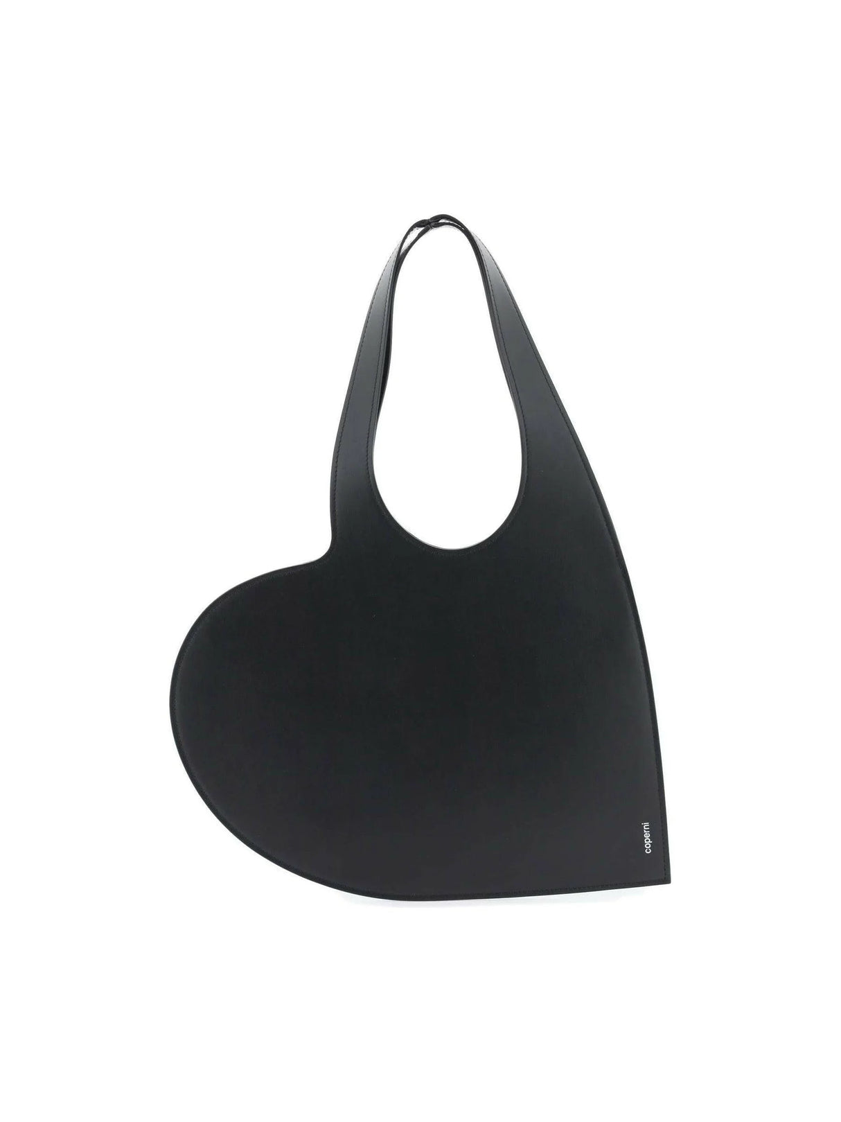 Heart-Shaped Leather Tote Bag.