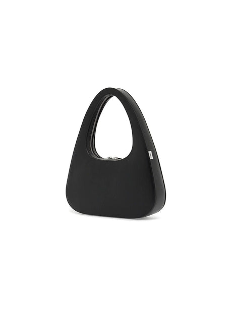 Swipe Baguette Leather Hobo Bag-Coperni-JOHN JULIA