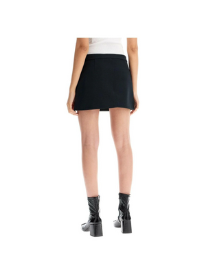 2-Pocket Twill Mini Skirt.