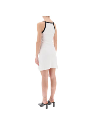 Bicolor Jersey Mini Dress COURRÈGES