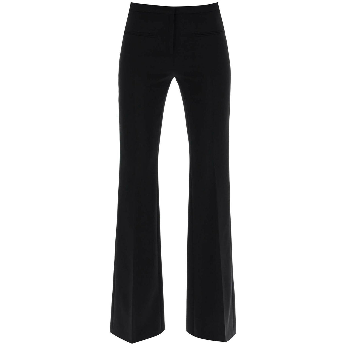 Black Tailored Bootcut Pants In Technical Jersey COURREGES JOHN JULIA.