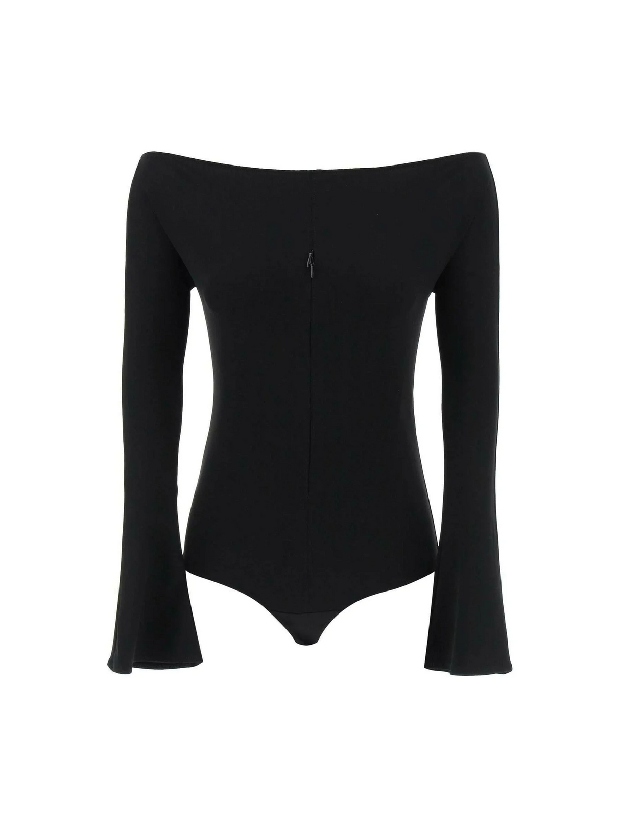 Boat Neck Crepe Bodysuit-Courrèges-JOHN JULIA