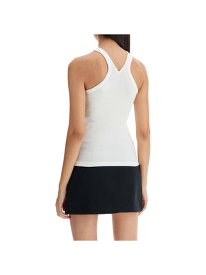 COURRÈGES-Criss Cross 90's Rib Tank Top-JOHN JULIA