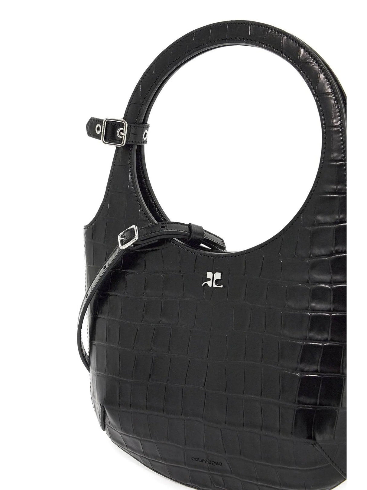 Handbag With Holy Crocodile Print