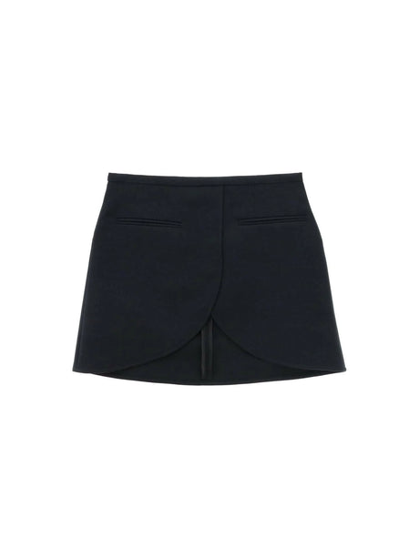 COURRÈGES-Ellipse Twill Mini Skirt-JOHN JULIA