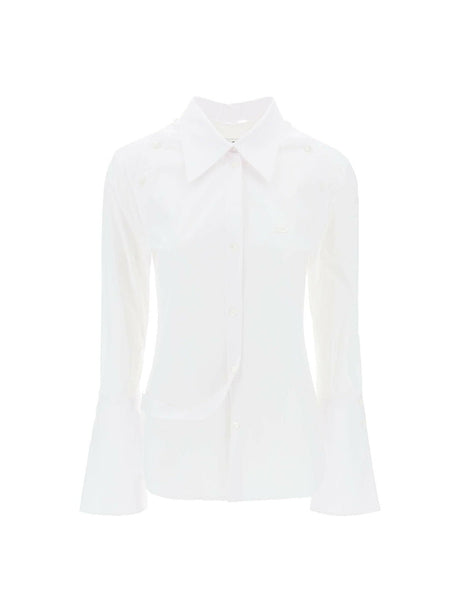 COURRÈGES-Heritage Modular Cotton Poplin Shirt-JOHN JULIA