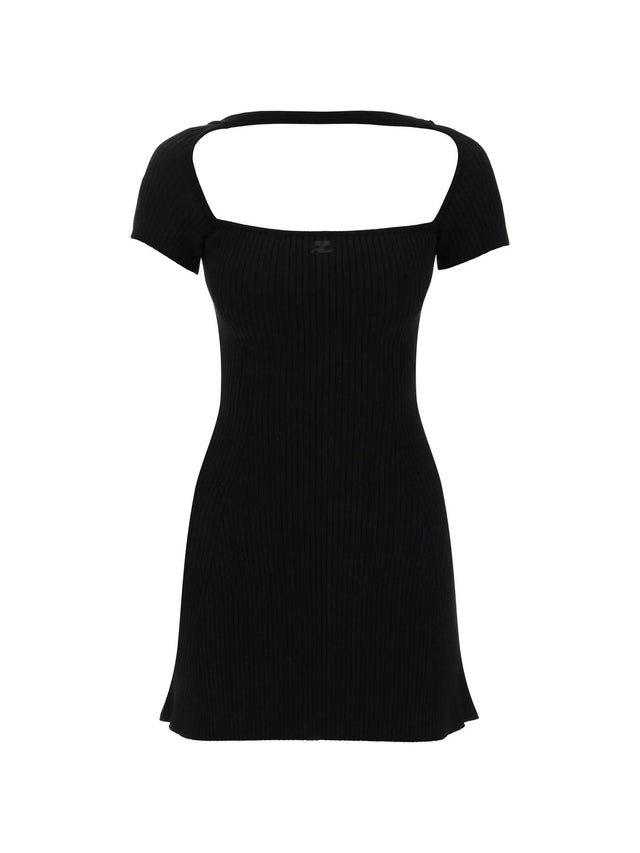 Hyperbole Ribbed Jersey Mini Dress - XXXS - Women > Clothing > Dresses > Mini