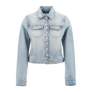 Light Blue Multiflex Organic Denim Trucket Jacket COURREGES JOHN JULIA.