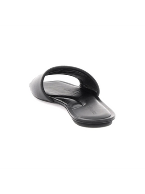 Black Nappa Leather Ac Slides COURREGES JOHN JULIA.