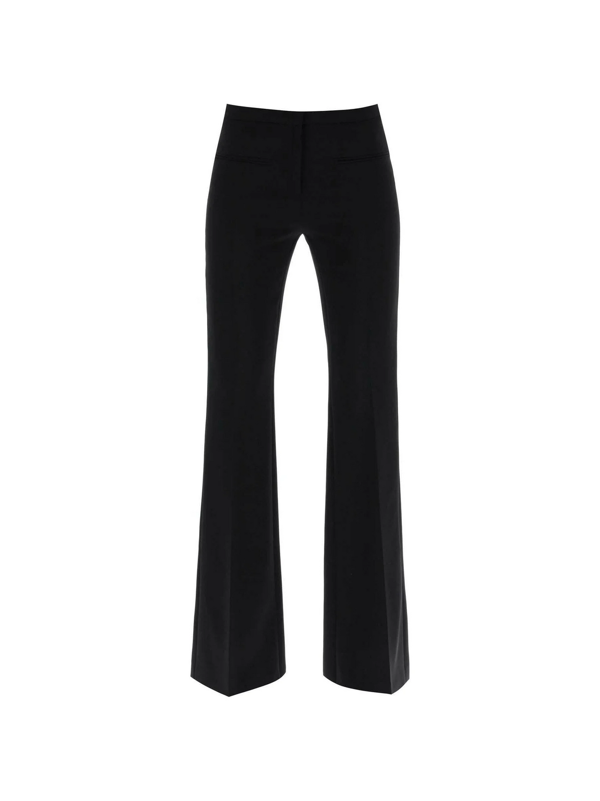 Black Tailored Bootcut Pants In Technical Jersey COURREGES JOHN JULIA.