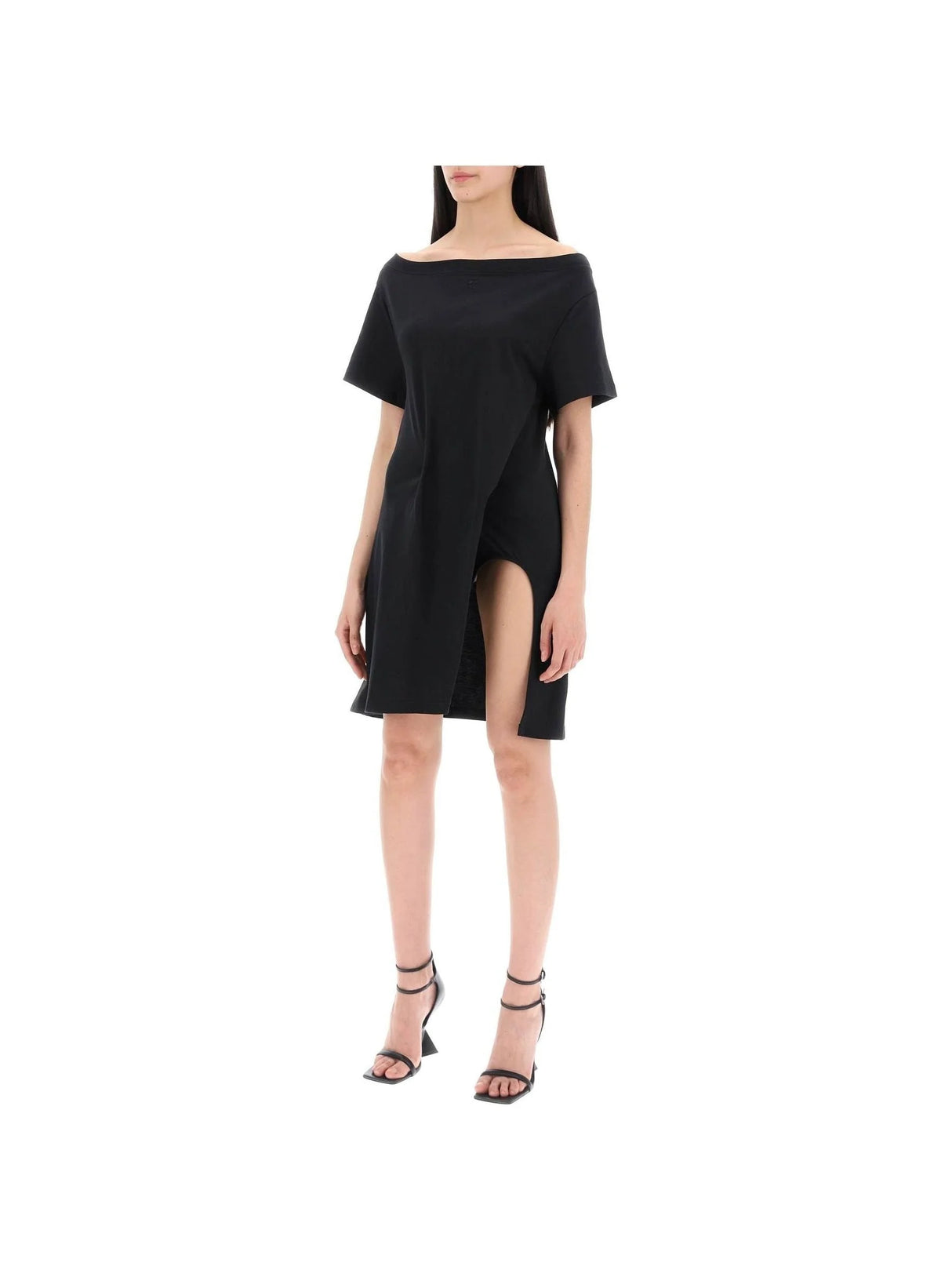 Twisted T-Shirt Mini Dress - Women > Clothing > Dresses > Mini