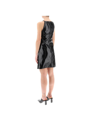 Vinyl Mini Dress Side Cutouts - Women > Clothing > Dresses > Mini