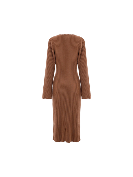 Asiago Cashmere Knit Midi Dress-CRIDA-JOHN JULIA