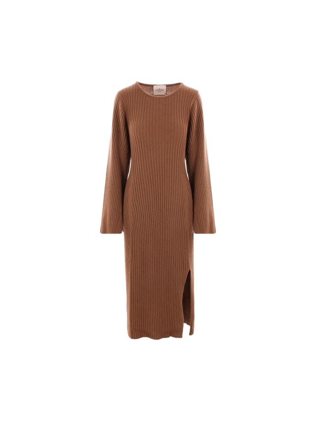 Asiago Cashmere Knit Midi Dress-CRIDA-JOHN JULIA