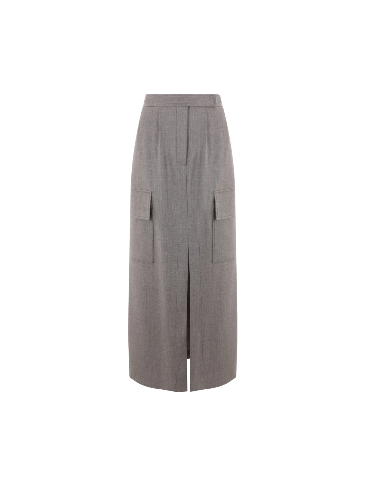 CRIDA-Wool Cargo Skirt-JOHN JULIA