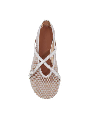 Mesh Glitter Ballerina Flats-D'ACCORI-JOHN JULIA