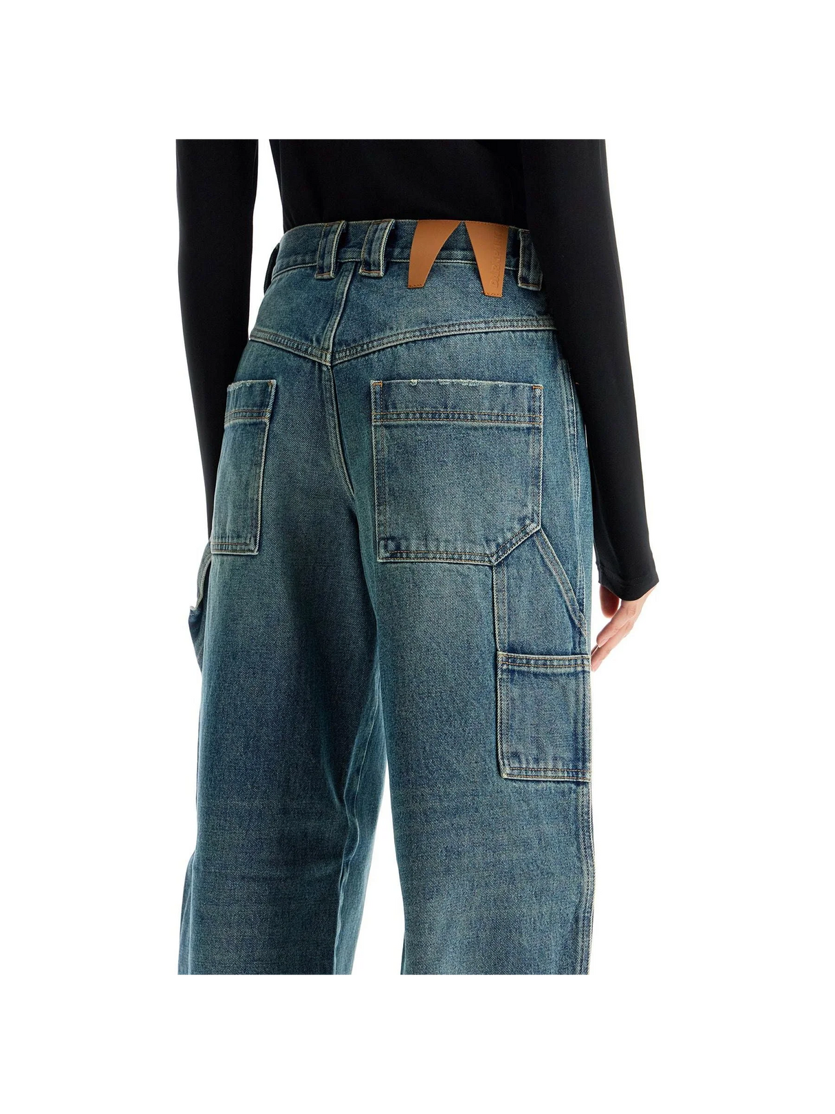 Audrey Carpenter Denim Jeans-DARKPARK-JOHN JULIA